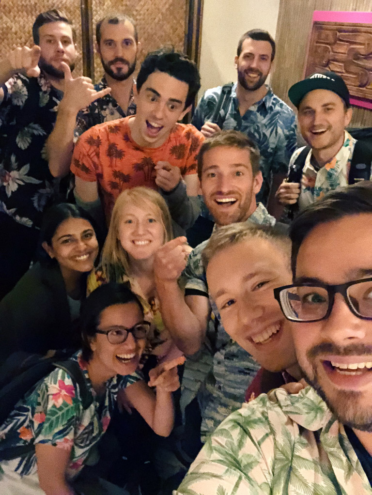 Product team group selfie